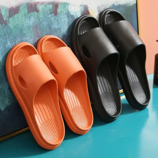 Non Slip Slides Lightweight Open Toe Quick Dry Slippers For Indoor Outdoor Bathroom Beach Summer Indoor Outdoor Eva Slippers - Image 1
