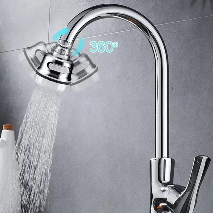kf-Sa676a749f52b45c7b64e428dfb7ce102x 2/3 Modes Sink Faucet 360 Degree Rotation Filter Extension Tube Shower Water Saving Tap Universal Kitchen Gadgets Accessories - Image 6