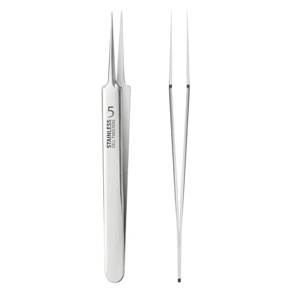 German Ultra-fine No. 5 Cell Pimples Blackhead Clip Tweezers Beauty Salon Special Scraping & Closing Artifact Acne Needle Tool - Image 3