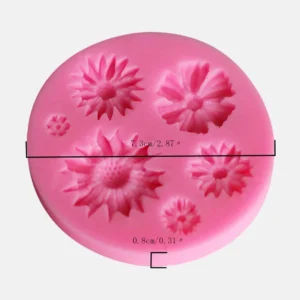 3D Flower Silicone Molds Fondant Craft Cake Candy Chocolate Sugarcraft Ice Pastry Baking Tool Mould
