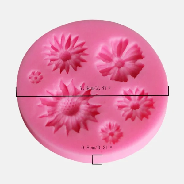 3D Flower Silicone Molds Fondant Craft Cake Candy Chocolate Sugarcraft Ice Pastry Baking Tool Mould - Image 4