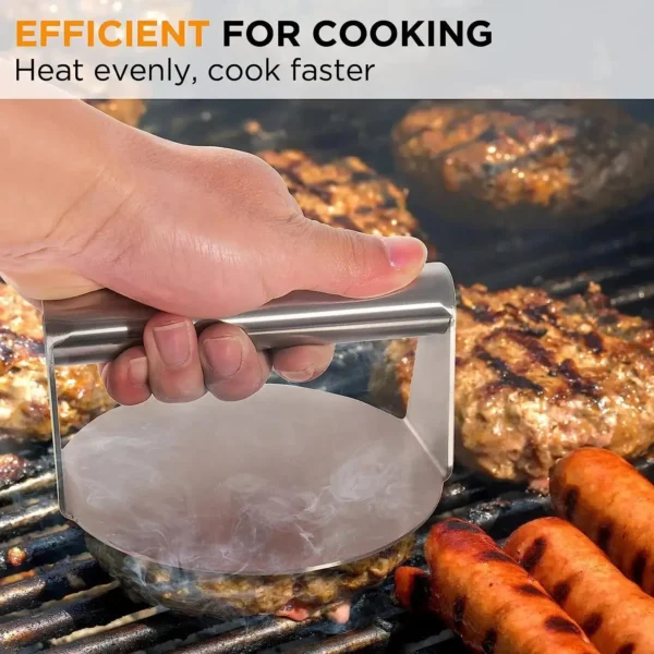 1pc Stainless Steel Hamburg Meat Press Hamburger Press Kitchen Gadgets Meat Pie Make Kitchen Accessories Cooking Accessories - Image 2