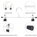 10pcs Pants Racks Wind Proof Multi-purpose Skirt Racks For Clothes Drying Trousers Wardrobe Clip Anti-slip Clothes Hanger - Image 4