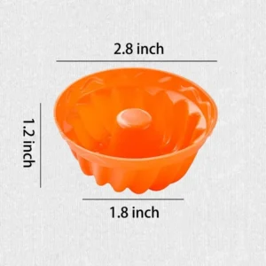6Pcs Silicone Cake Molds Muffin Cake Cups Egg Tart Cupcake Dessert Baking Mold Bakeware Tools Color Random