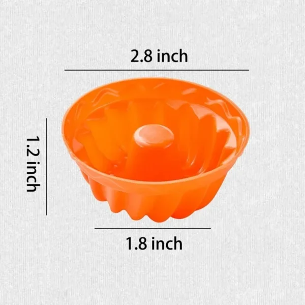 6Pcs Silicone Cake Molds Muffin Cake Cups Egg Tart Cupcake Dessert Baking Mold Bakeware Tools Color Random - Image 6
