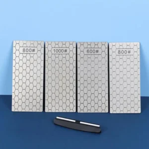 Professional Diamond Knives Sharpening Stone 600# 800#1000# Knife Sharpener Ultra-thin Honeycomb Surface Whetstone Tool
