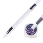2pcs Double Head Silicone Nail Art Pen Carving Flower Sculpting Pen Adjustable Glue Stick Embossing Brush Professional Manicure - Image 6