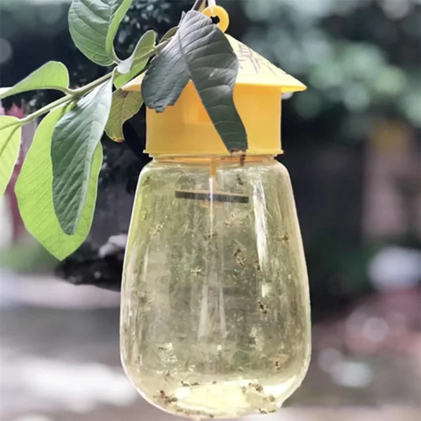 Plastic Fruit Fly Trap Killer Drosophila Trap Anti Fly Fruit Fly Killer Catcher Orchard Insect Trap Pest Control Fly Bee Trap - Image 4