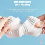 1pc Soft Sponge Body Scrubber Bath Exfoliating Scrub Sponge Shower Brush Body Skin Remover Exfoliante - Image 2