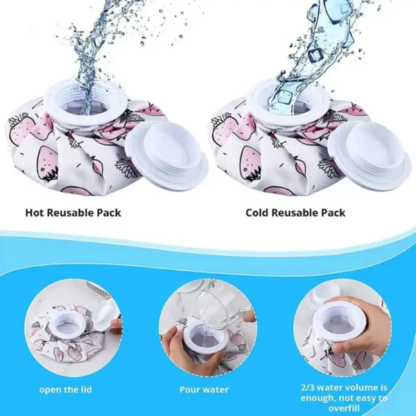 Water Filling Cloth Ice Pack Cartoon Cute Cooling Ice Pack Cold And Hot Physiotherapy Exercise Physical Cooling Cloth Ice Pack - Image 2