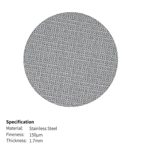 Stainless Steel 51/53.3/58mm Screen Metal Coffee Espresso Reusable Filter for 51/54/58mm Portafilter - Image 2