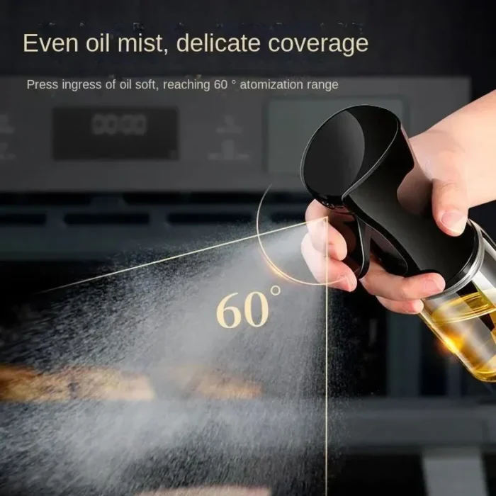 kf-Sb413dfe1568b4c70b6eb2485cc654645q 1Pc 200/300/500 ML Oil Spray Pot Kitchen Household Edible Olive Oil Spray Bottle Atomized Misty Oil Tank Air Fryer Spray Bottle - Image 2