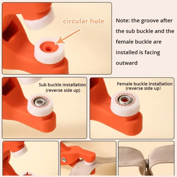 Snap Button Kit With Hand Pressure Pliers 50pcs Snaps , Metal Snaps For Sewing, Sewing Snaps For DIY Crafts Clothes Hats - Image 5