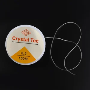 2pcs Transparent Elastic Bracelet String Cord For Jewelry Making And Bracelet Necklace Making,For Sewing Thread