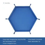 1pc Hexagonal Dice Tray and Miscellaneous Storage Box Board Game Dice Tray Accessories Leather Dice Tower - Image 6