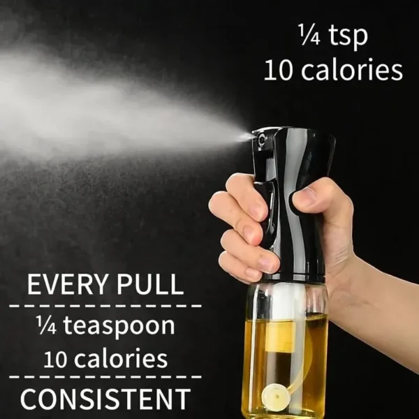 1Pc 200/300/500 ML Oil Spray Pot Kitchen Household Edible Olive Oil Spray Bottle Atomized Misty Oil Tank Air Fryer Spray Bottle - Image 4