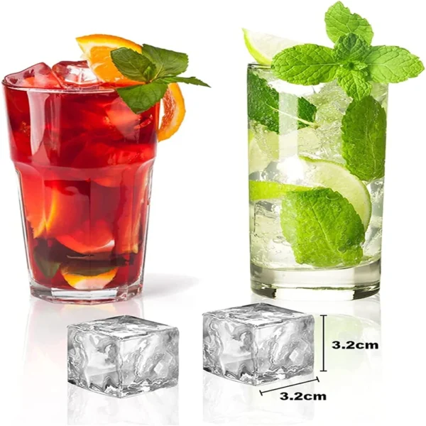 6 Grid Round Square Ice Cube Ball Large Ice Cube Maker For Whiskey Cocktails and Homemade Keep Drinks Chilled Ice Mold - Image 2