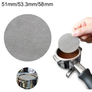 Stainless Steel 51/53.3/58mm Screen Metal Coffee Espresso Reusable Filter for 51/54/58mm Portafilter