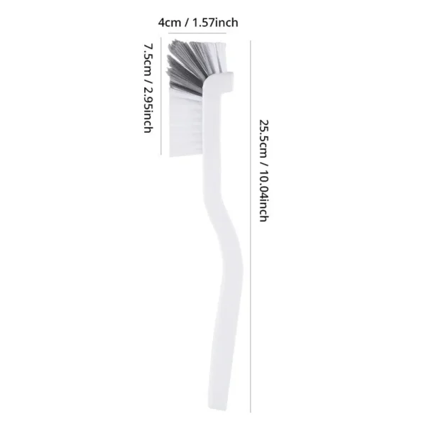 Japanese Style Sink Brush Cleaning Cup Brush with Long Handle Elbow Design Tail Hole Wall Hanging Crevice Cleaning Accessories - Image 6
