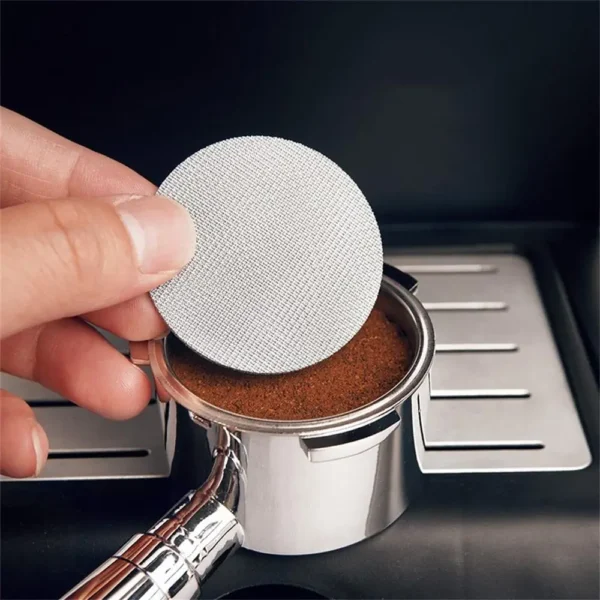 Stainless Steel 51/53.3/58mm Screen Metal Coffee Espresso Reusable Filter for 51/54/58mm Portafilter - Image 7