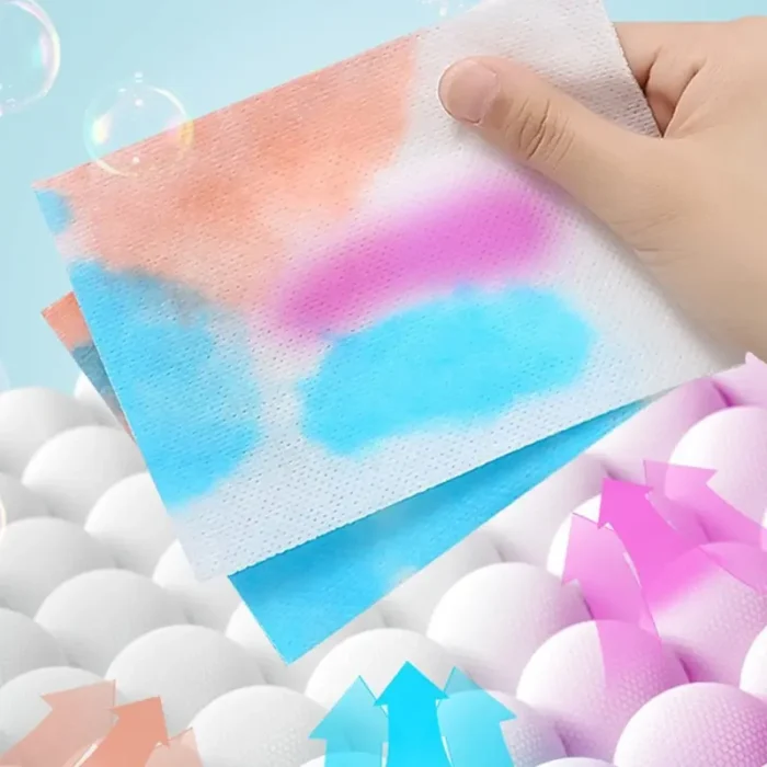 kf-Sbd979c000a7f47e28c849931a8e43fdao 50 PCS/Bag Laundry Tablets Laundry Paper Anti-Staining Clothes Sheets Anti-String Mixing Color Absorption Washing Accessories - Image 2