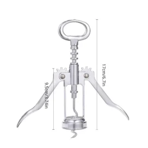 1pc Stainless SteelWine Corkscrew Wine Opener Multifunctional Zinc Alloy Stainless Corkscrew Kitchen Supplies Wine Utensils