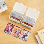 2/4PCS Small Semi-Transparent Plastic Cards Cases Folder Matte Flip-Top Jewelry Box Accessories Storage Organize Packaging Boxes - Image 2