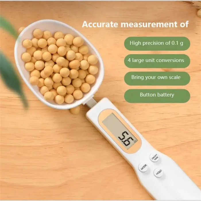 kf-Sc48966b402d34d1b8dc953d04bf1511dx Scale Weighing Spoon Kitchen Scale Electronic Measuring Spoon G Coffee Powder Scale Baking Scale Electronic Measuring - Image 1