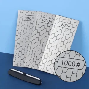 Professional Diamond Knives Sharpening Stone 600# 800#1000# Knife Sharpener Ultra-thin Honeycomb Surface Whetstone Tool