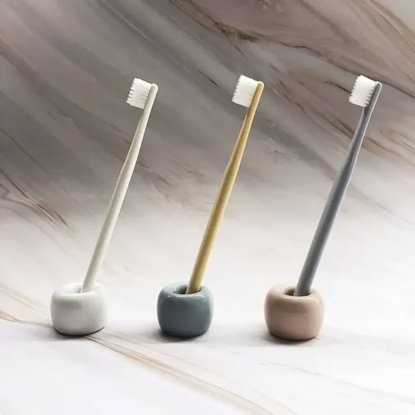 12pc Elegant Japanese-Inspired Toothbrush Set: Soft Bristles, CompactHead for Adults -Gentle, Effective, & Disposable - Image 2