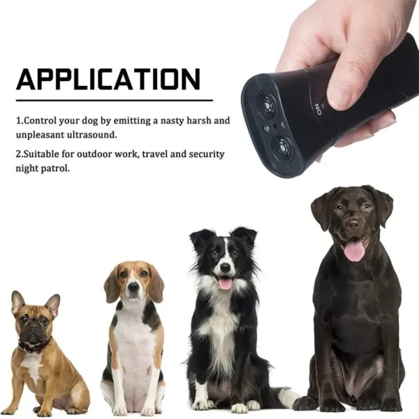 1pc Dog Repeller LED Ultrasonic From Dogs Anti Barking Device Laser Dog Repeller Training Device - Image 4