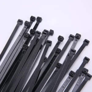 Self-locking plastic nylon tie 100 PCS black 5x300cable tie fastening ring4x200 cable tie zip wraps strap nylon cable tie set