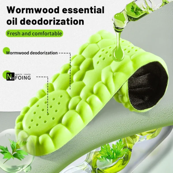 4D Sport Insole Super Soft Shoes Sole Pads for Feet Shock Absorption Baskets Shoe Sole Arch Support Orthopedic Inserts - Image 4