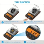 1pc 0.001g Professional Jewelry Scale 50g Electronic Display Precision Mini Pocket Digital Milligram Scales - Image 4