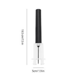 1Pc Black Pneumatic Pump Bottle Opener Bottle Opener With Stainless Steel Pin Type Cork Tool Kitchen Opening Tools Accessories