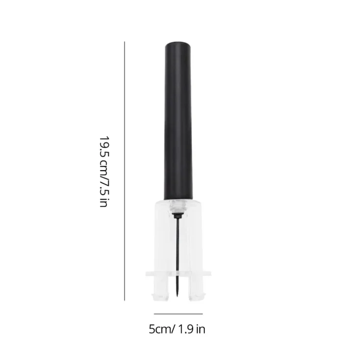 kf-Sd60d540e3ca54b18b409b970882400dfB 1Pc Black Pneumatic Pump Bottle Opener Bottle Opener With Stainless Steel Pin Type Cork Tool Kitchen Opening Tools Accessories - Image 6