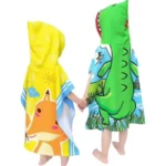 Newborn Wrap Blanket Cartoon Child Kid Hooded Cloak Infant Bathrob Baby Bath Towel Robe Cotton Boy Girl Beach Robe Astronaut Cap - Image 2