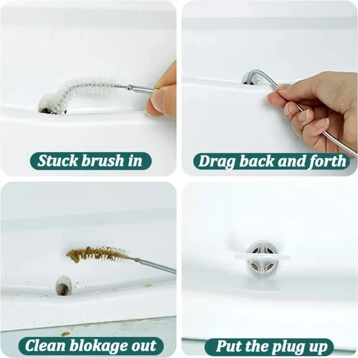 kf-Sd7ce125e170f4d29988afb42fda0373bf 5/6 Pcs Refrigerator Drain Hole Clog Remover Fridge Hole Brush Water Outlet Cleaner for Household Clean Dredge Cleaning Tools - Image 5