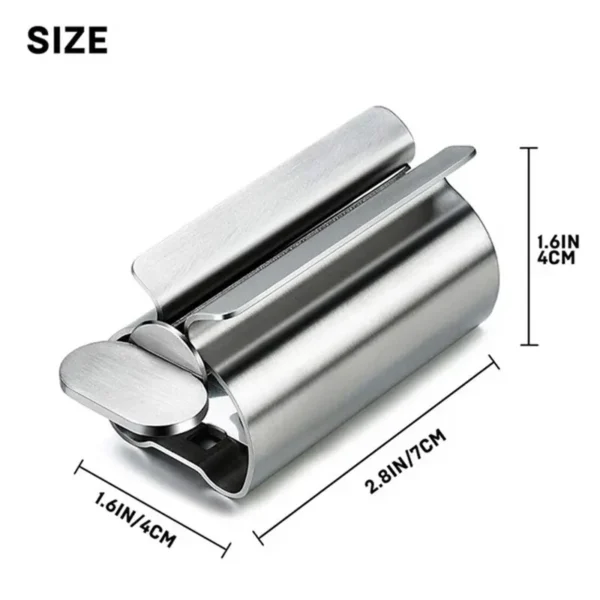 1pc Stainless Steel Wringer Roller Rotate Dispenser for Ointments Cosmetics Bathroom Accessories Toothpaste Squeezer Tube Roller - Image 6
