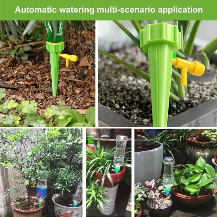 kf-Sd8f7f011807447e9b8e836e2624ce0daM Automatic Drip Irrigation System Self Watering Spike for Flower Plants Greenhouse Garden Adjustable Auto Water Dripper Device - Image 2