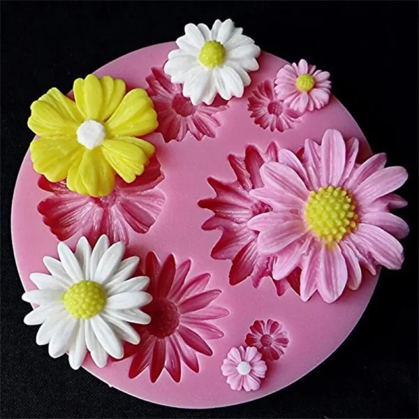3D Flower Silicone Molds Fondant Craft Cake Candy Chocolate Sugarcraft Ice Pastry Baking Tool Mould - Image 1