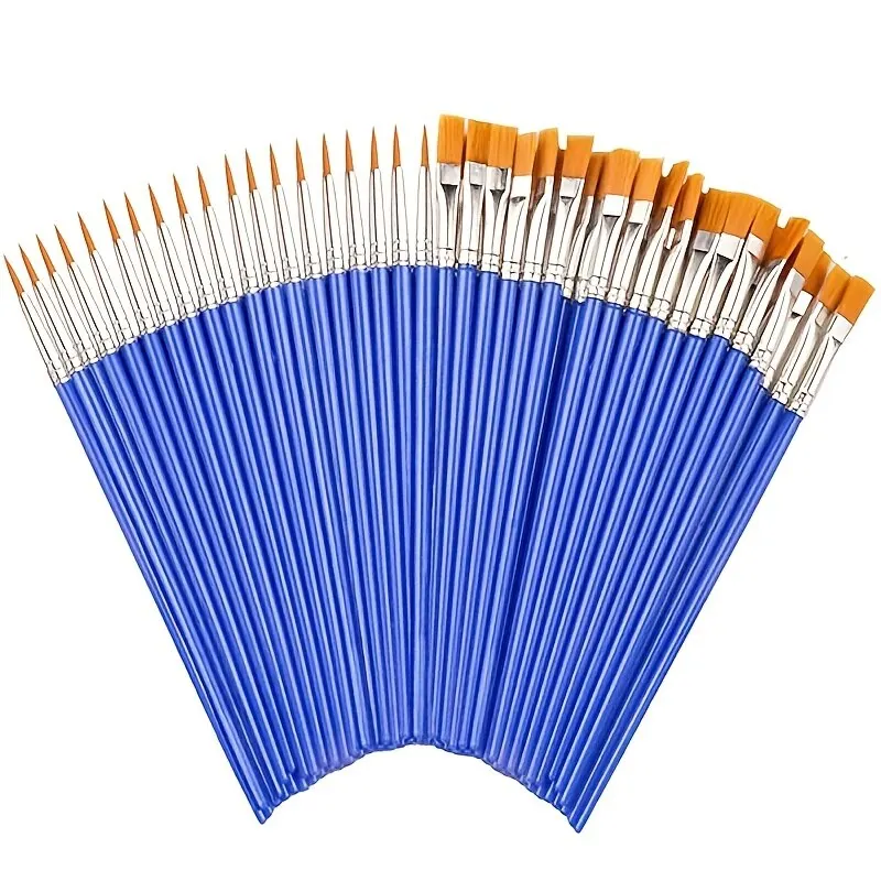kf-Sd940794b66234aa9bd16433076c65124x 20pcs Painting Brushes For Painting Handcraft Arts And Craft For Artistic Multifunction Hook Line Painting Equipment - Image 1