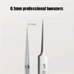 1 Pack Extra Fine No. 5 Cellular Acne Blackhead Tweezers - Facial Beauty Remove Acne Needle Tools for Skin Care - Image 6