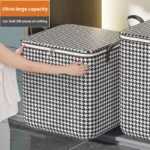1Pc Futon Storage Bag Non-Woven Fabrics Transparent Visual Window for Quilt Storage Household Items Storage Bag - Image 2