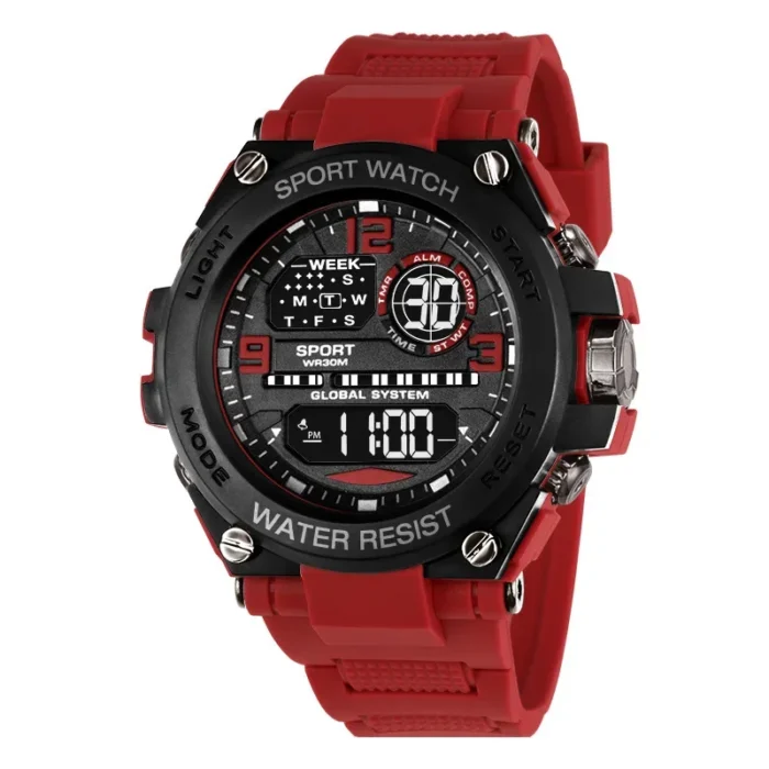 kf-Se284e0de99dd427baf8132dec7419f04I Top Luxury Electronic Watch for Man Outdoor Sport Watch Stopwatch Waterproof Calendar Digital Clock 24355 - Image 1
