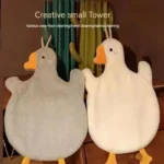 Cartoon Goose Hand Towel Kitchen Bathroom and Toilet Hand Towel Hanging Type with Super Water Absorption Quick Drying It Is Hard - Image 2