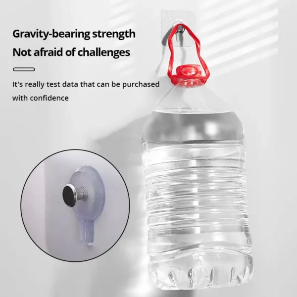 10Pcs Transparent Traceless Self Adhesive Wall Nail Photograph Mural Phase Frame Adhesive Hang Drawing Nails Multipurpose Screw - Image 3