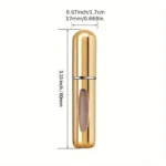 6 Portable Spray Bottles Travel Size 5ml Self-Priming Bottom Fill Perfume Bottle Set - Image 4