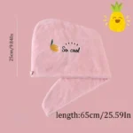 1pc Quickly Dry Hair Hat Super Absorbent Soft Bathroom Women Head Towels Girls Cute Hair Towel Hair Dry Wrap Bonnets - Image 6