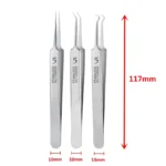 German Ultra-fine No. 5 Cell Pimples Blackhead Clip Tweezers Beauty Salon Special Scraping & Closing Artifact Acne Needle Tool - Image 6